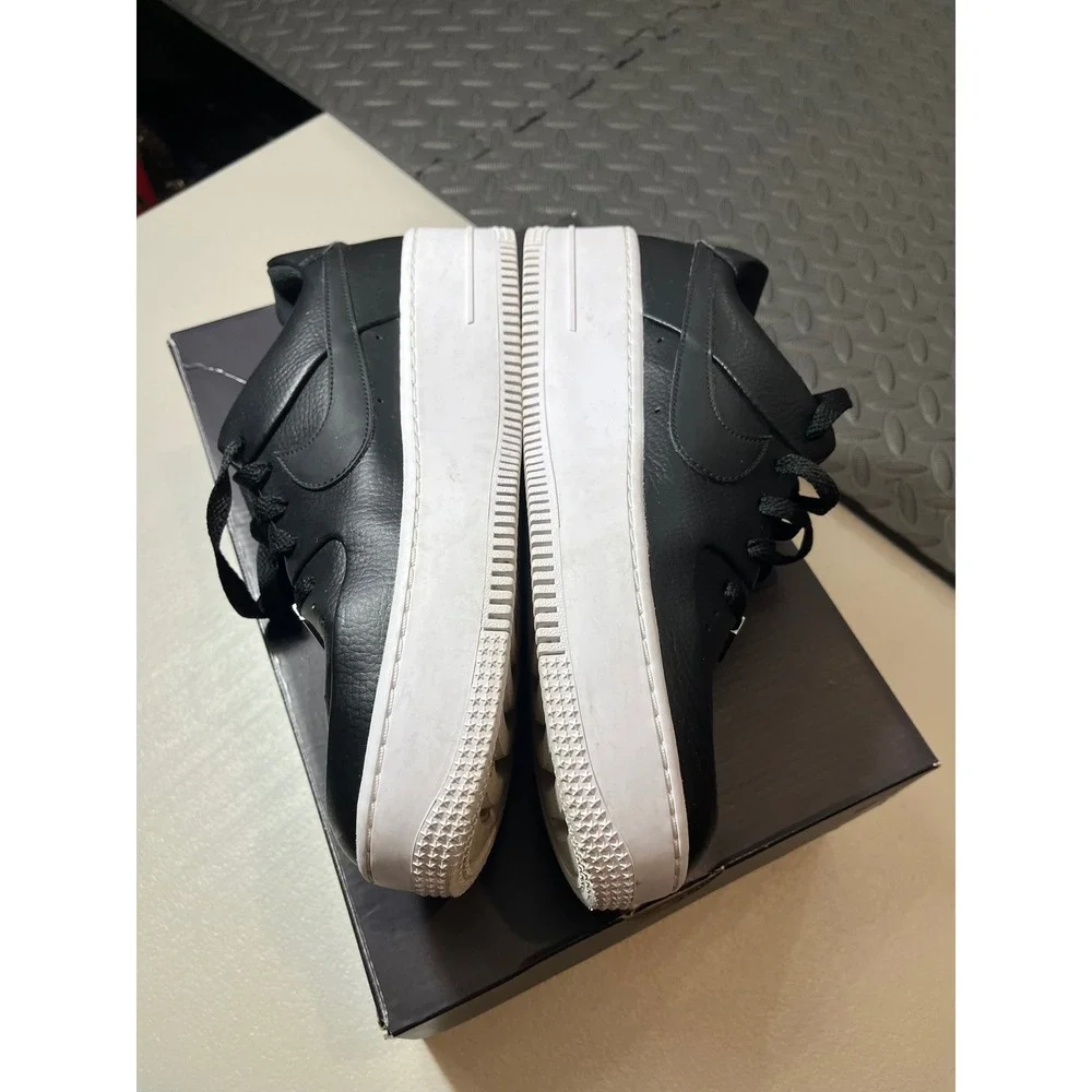 Nike Air Force 1 Sage Low Womens 11 Black Platform Sneakers AR5339-002